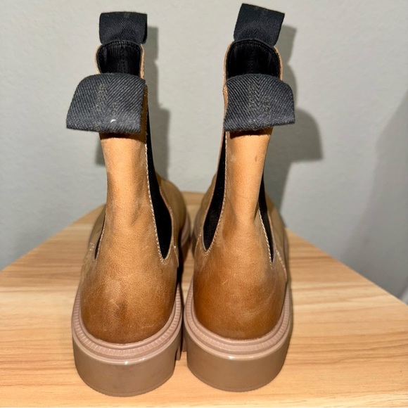 Rag & Bone Quest Leather Chelsea Boots In Camel Size 9.5/39.5 - Picture 8 of 13